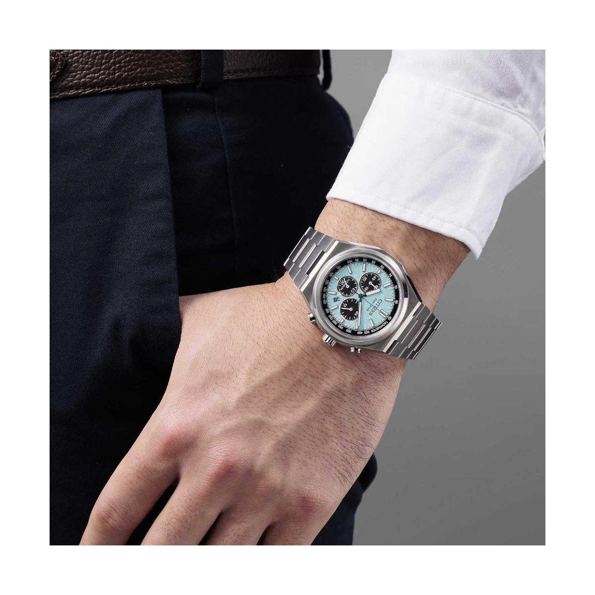 ZEGAREK CITIZEN SUPER TITANIUM ZENSHIN CHRONOGRAPH