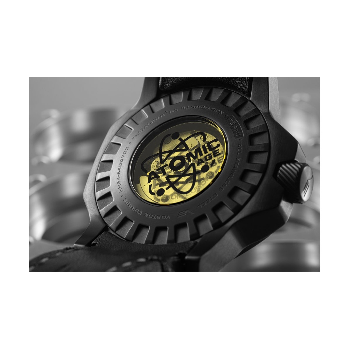 ZEGAREK VOSTOK EUROPE ATOMIC AGE FERMI LINE AUTOMATIC GMT