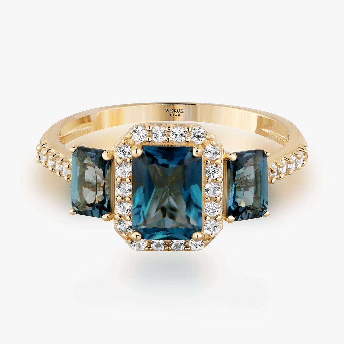 Pierścionek złoty Diva