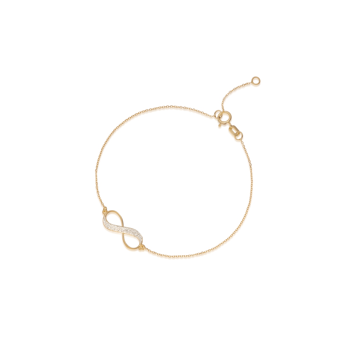 Bransoletka złota nieskończoność