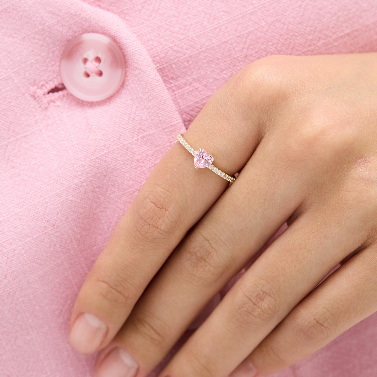 Pierścionek złoty Lollipop