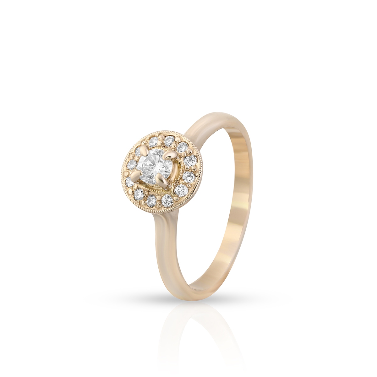 Pierścionek złoty W.KRUK