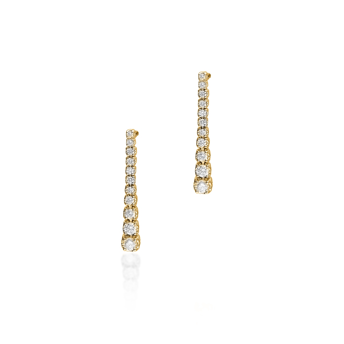 Kolczyki złote Recarlo