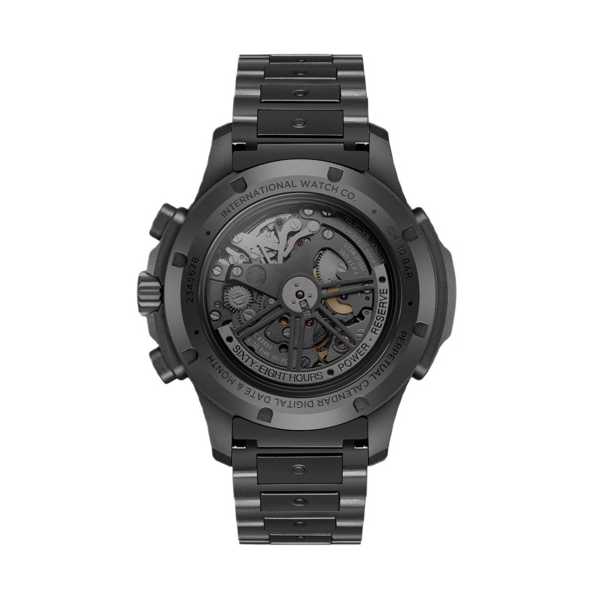 ZEGAREK IWC SCHAFFHAUSEN PILOT'S PERFORMANCE CHRONOGRAPH PERPETUAL CALENDAR DIGITAL DATE-MONTH