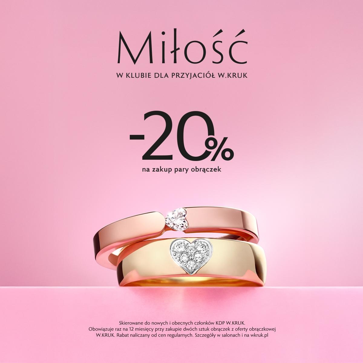 Obrączka złota PINK