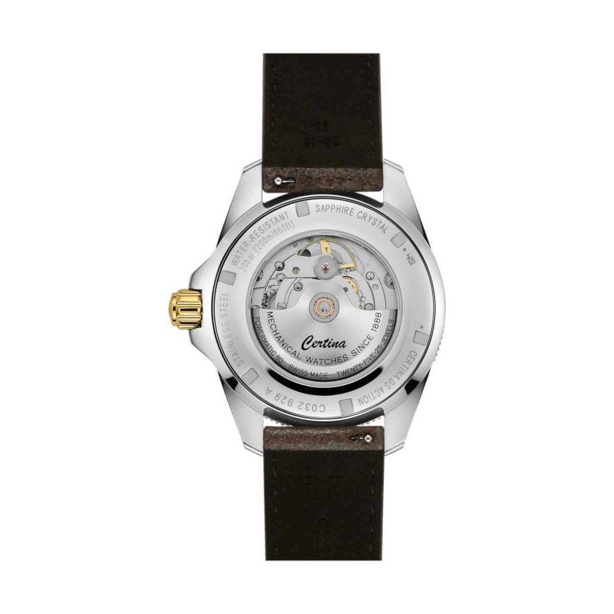 ZEGAREK CERTINA DS ACTION GMT POWERMATIC 80