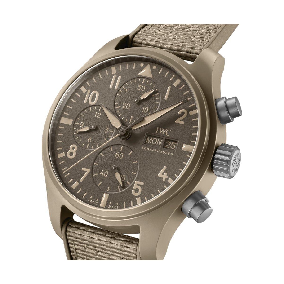ZEGAREK IWC SCHAFFHAUSEN PILOT'S CHRONOGRAPH 41 TOP GUN MOJAVE DESERT