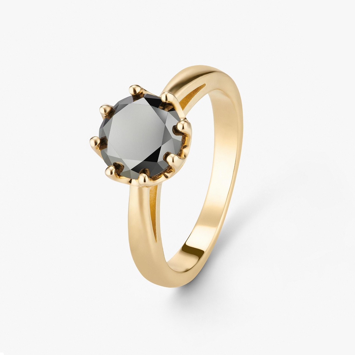 Pierścionek zaręczynowy złoty Tajemniczy