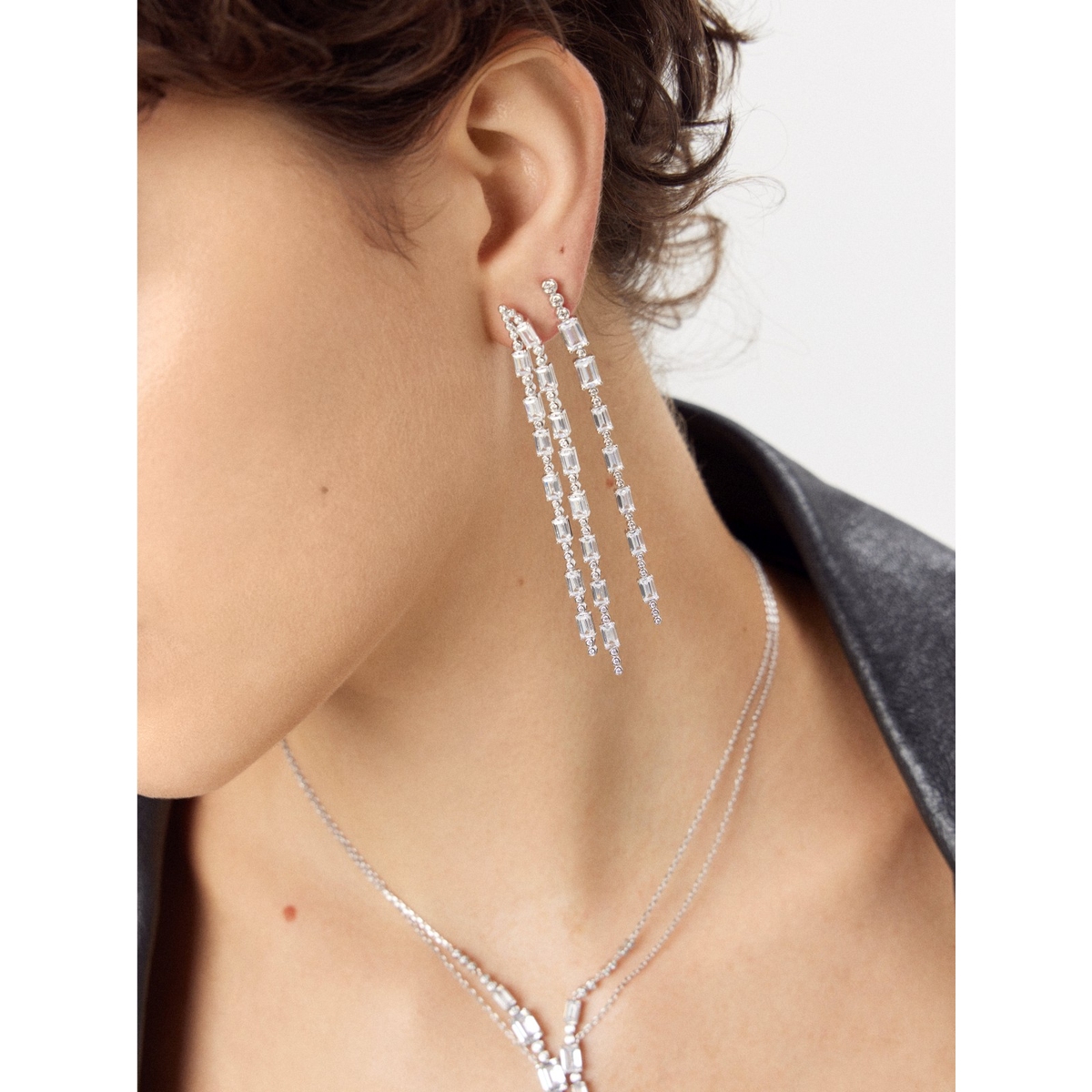 Naszyjnik srebrny z cyrkoniami Ceremonials