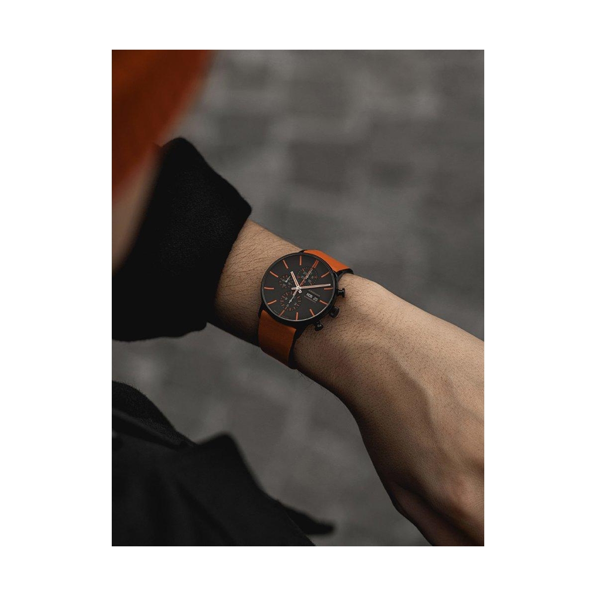 ZEGAREK JUNGHANS FORM A CHRONOSCOPE DATE ENGLISH