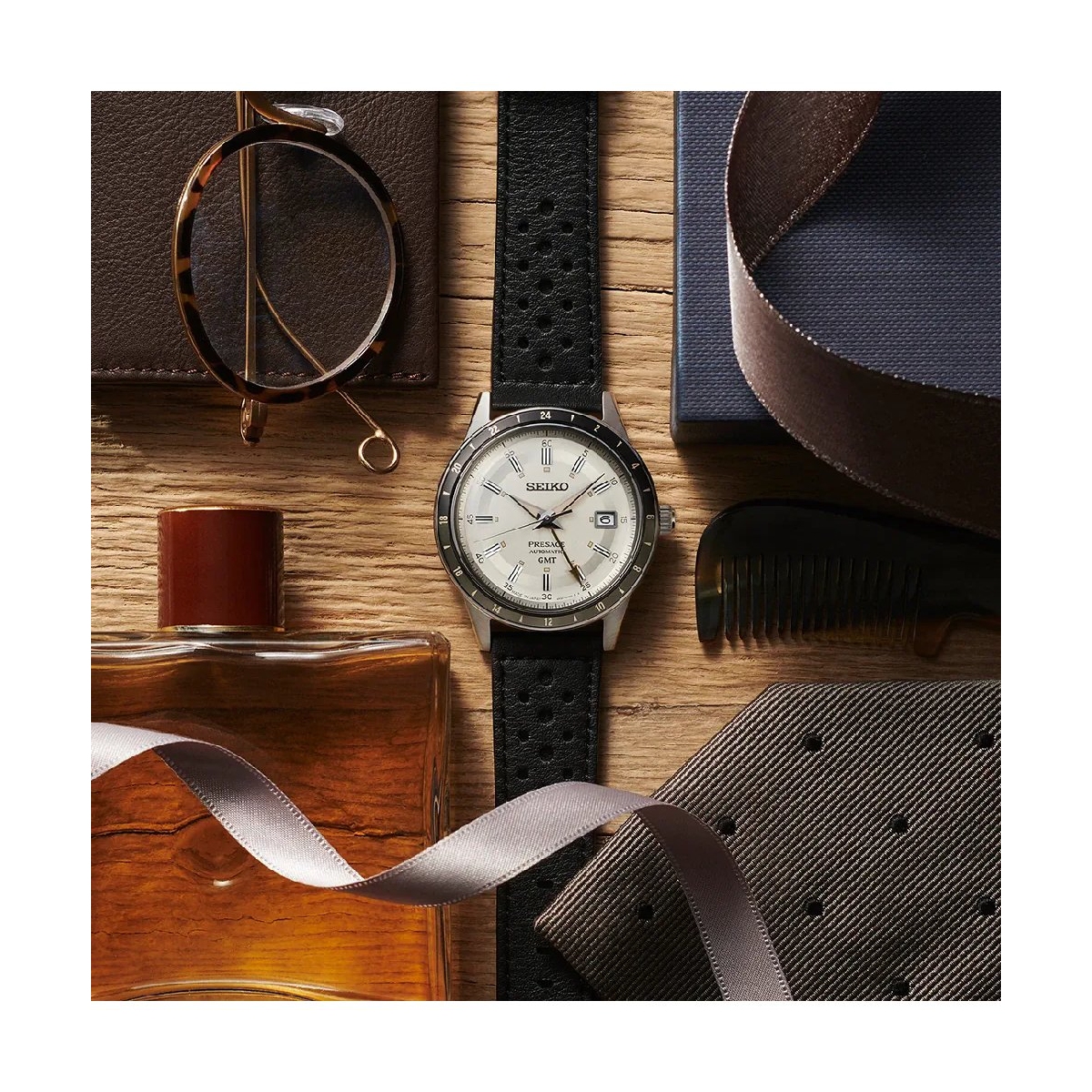 ZEGAREK SEIKO PRESAGE STYLE 60''S AUTOMATIC GMT