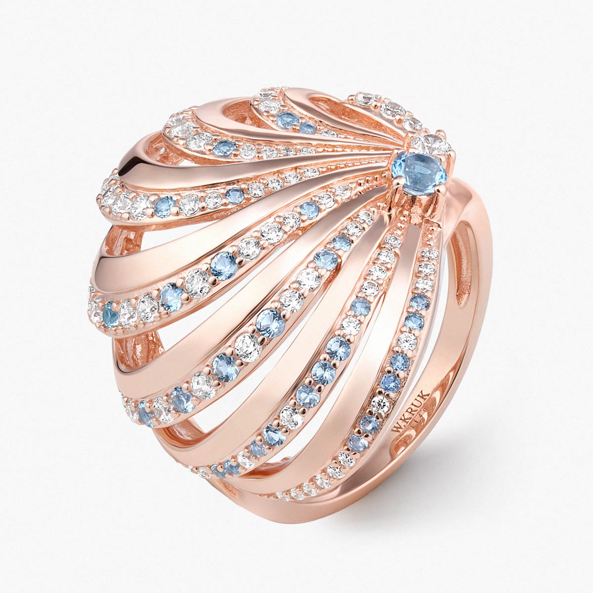 Pierścionek srebrny Balerina