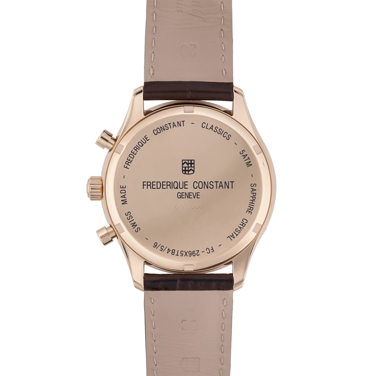 ZEGAREK FREDERIQUE CONSTANT CLASSICS QUARTZ CHRONOGRAPH TRIPLE CALENDAR