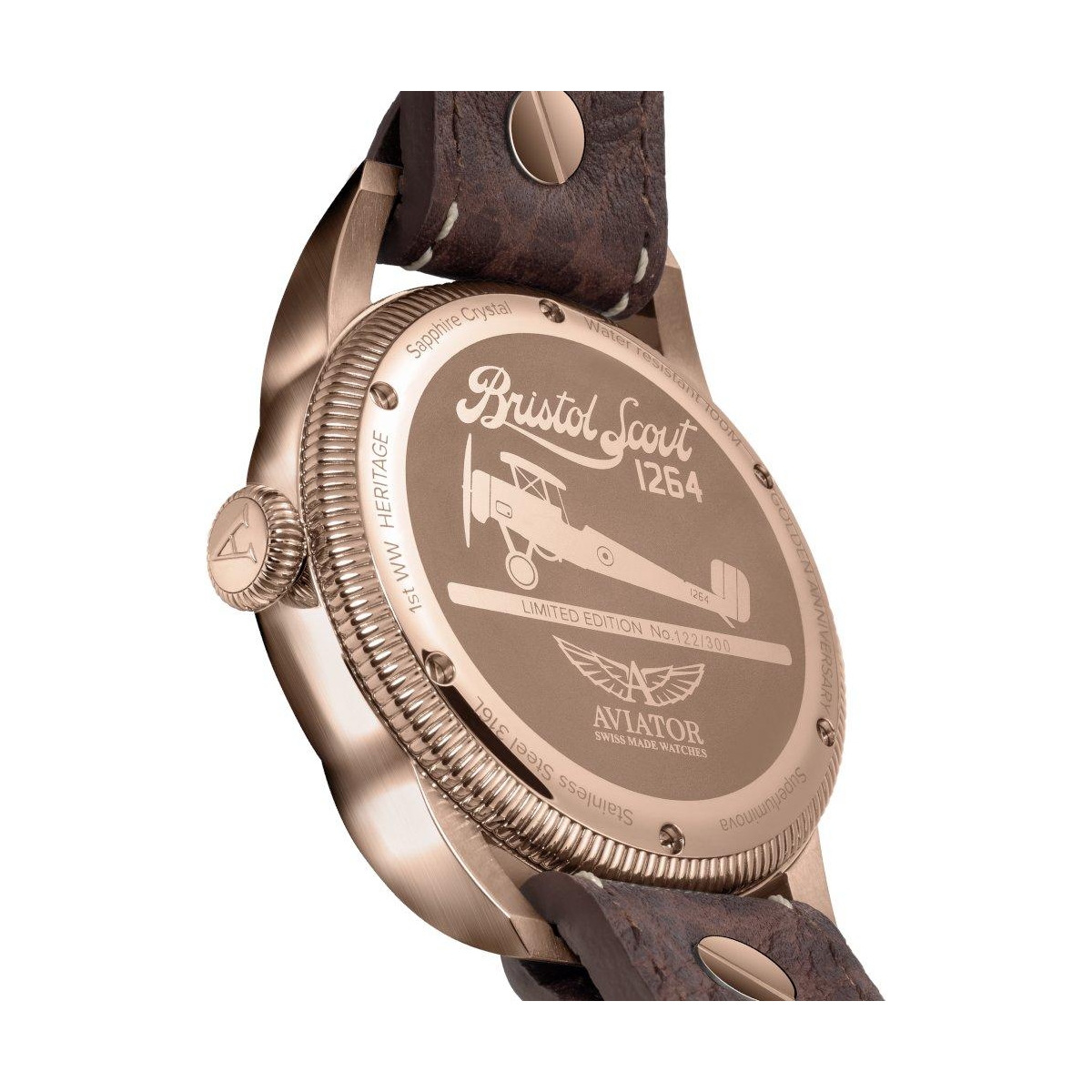 ZEGAREK AVIATOR BRISTOL SCOUT LIMITED EDITION