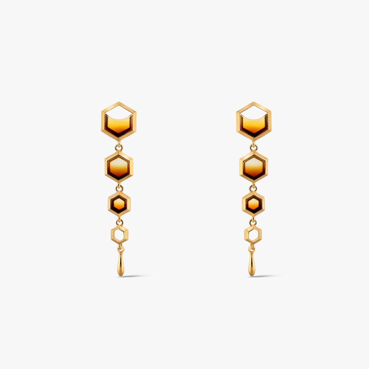 Kolczyki srebrne z bursztynem Miodowa