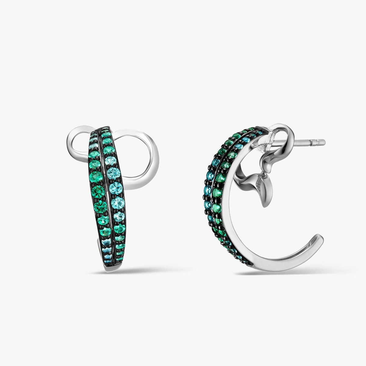 Kolczyki srebrne Preludium Paradise Birds