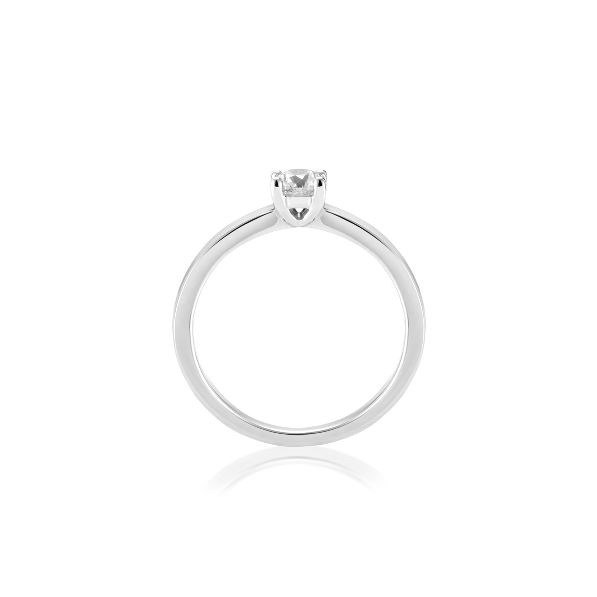 Pierścionek zaręczynowy złoty Szczęśliwy