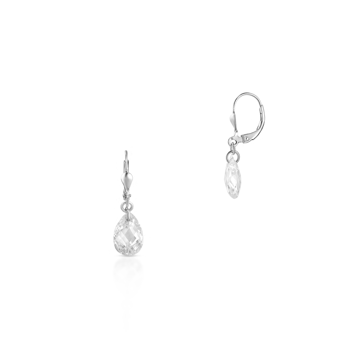 Kolczyki srebrne z cyrkonią W.KRUK