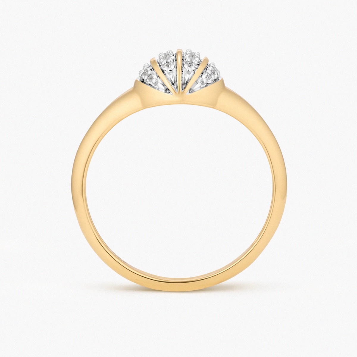 Pierścionek złoty Follow