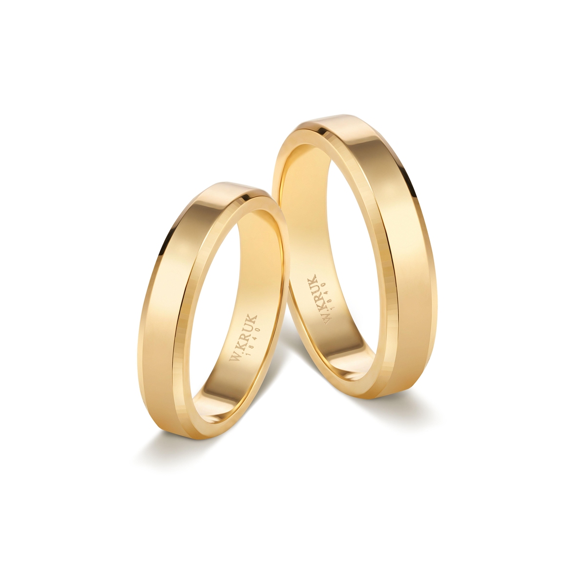 Obrączka złota MAGICA