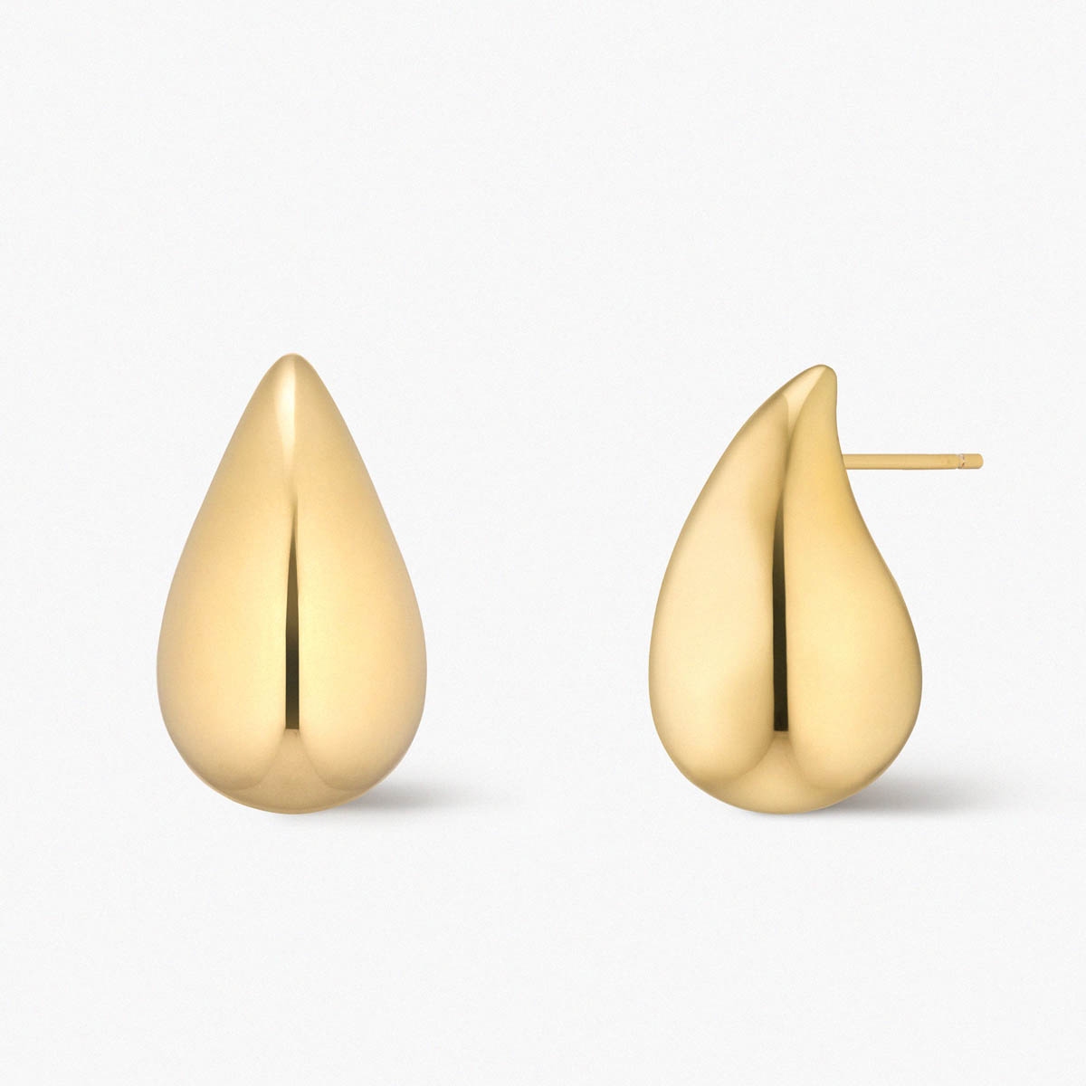 Kolczyki srebrne pozłacane