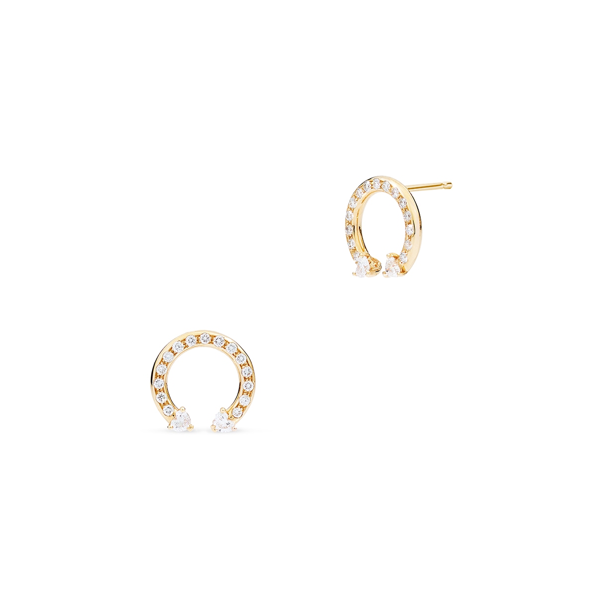 Kolczyki złote Recarlo