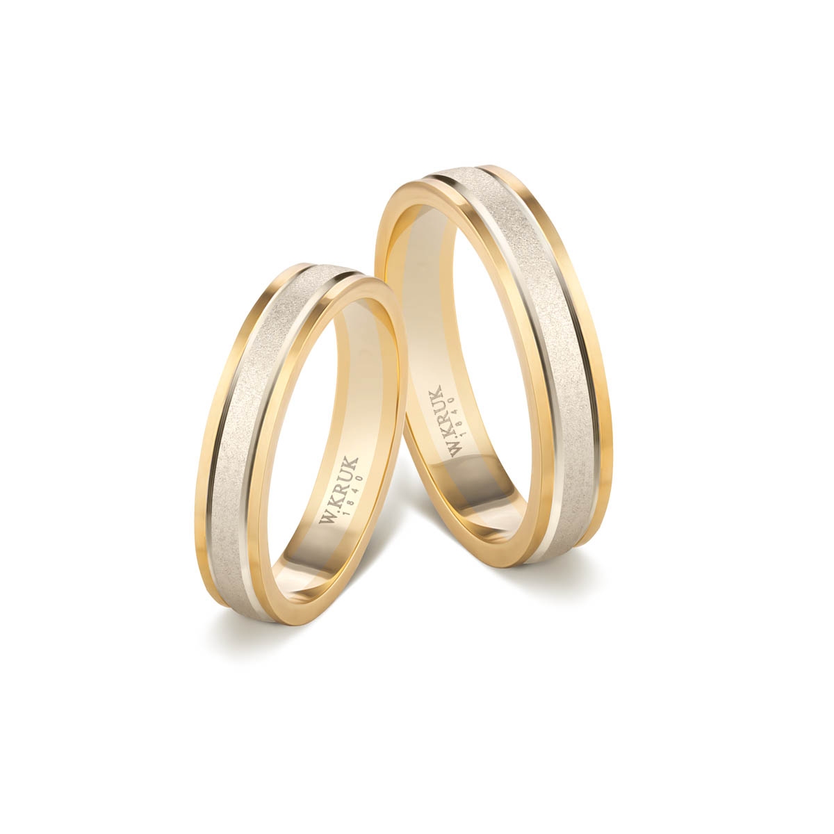 Obrączka złota SENSI