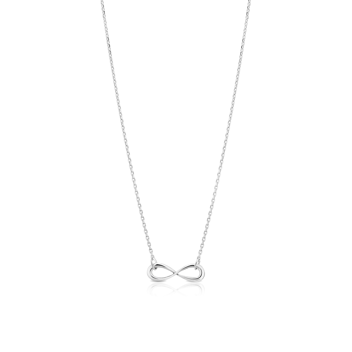 Naszyjnik srebrny nieskończoność