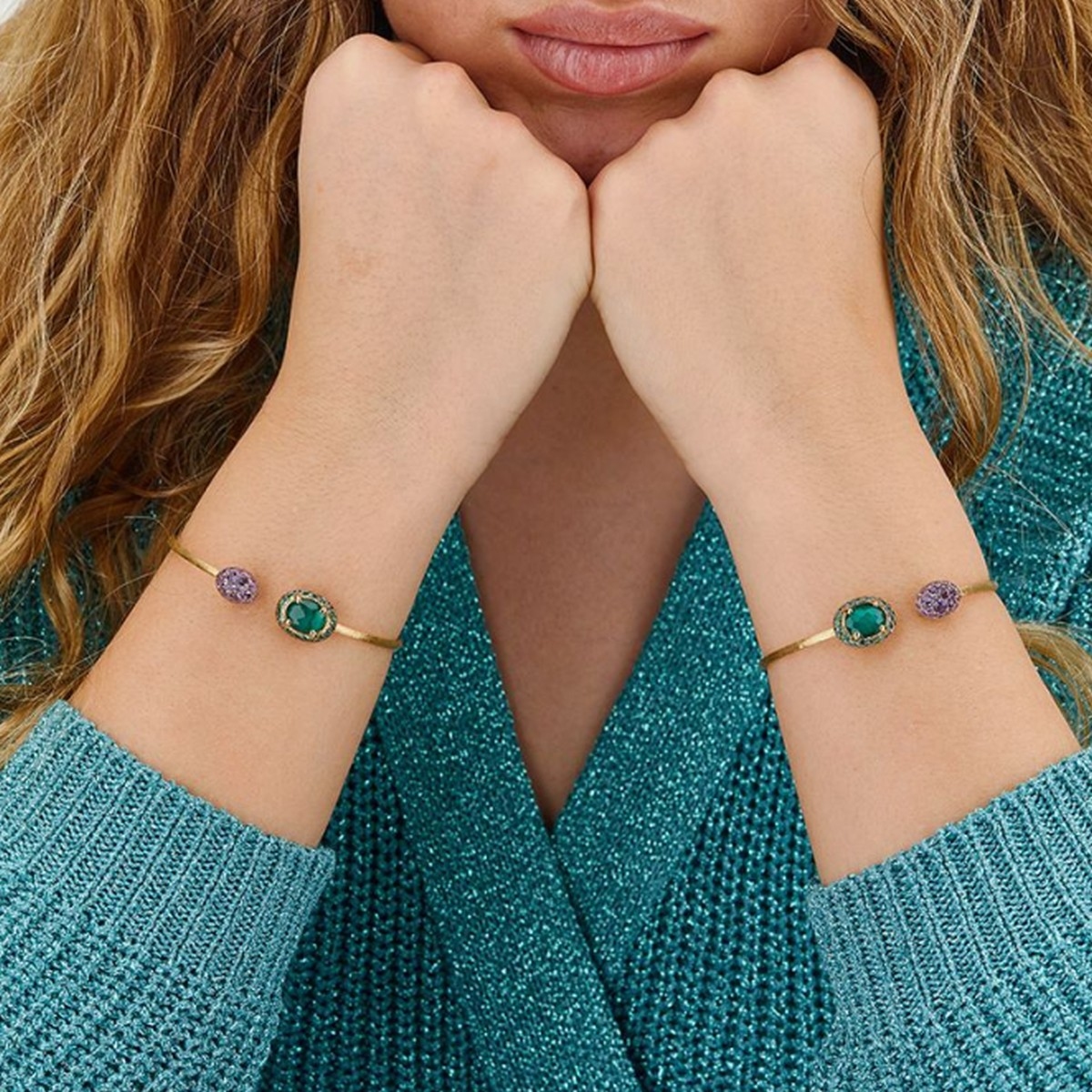 Bransoleta złota NANIS