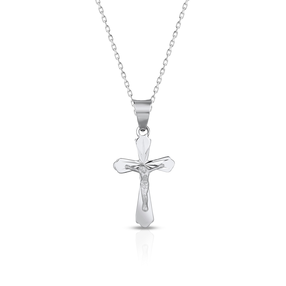 Wisiorek srebrny krzyżyk