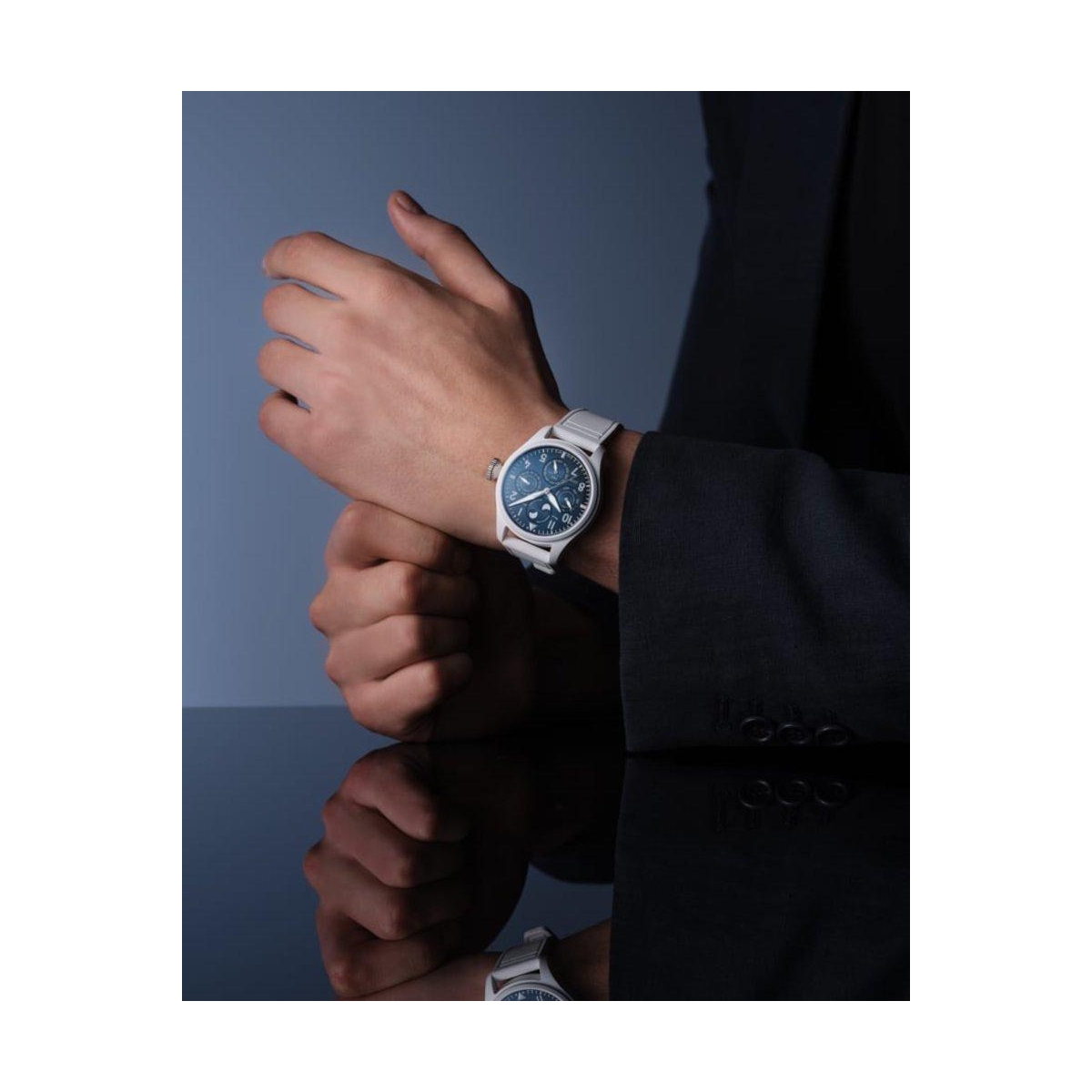 ZEGAREK IWC SCHAFFHAUSEN BIG PILOT'S PERPETUAL CALENDAR PROSET LE PETIT PRINCE