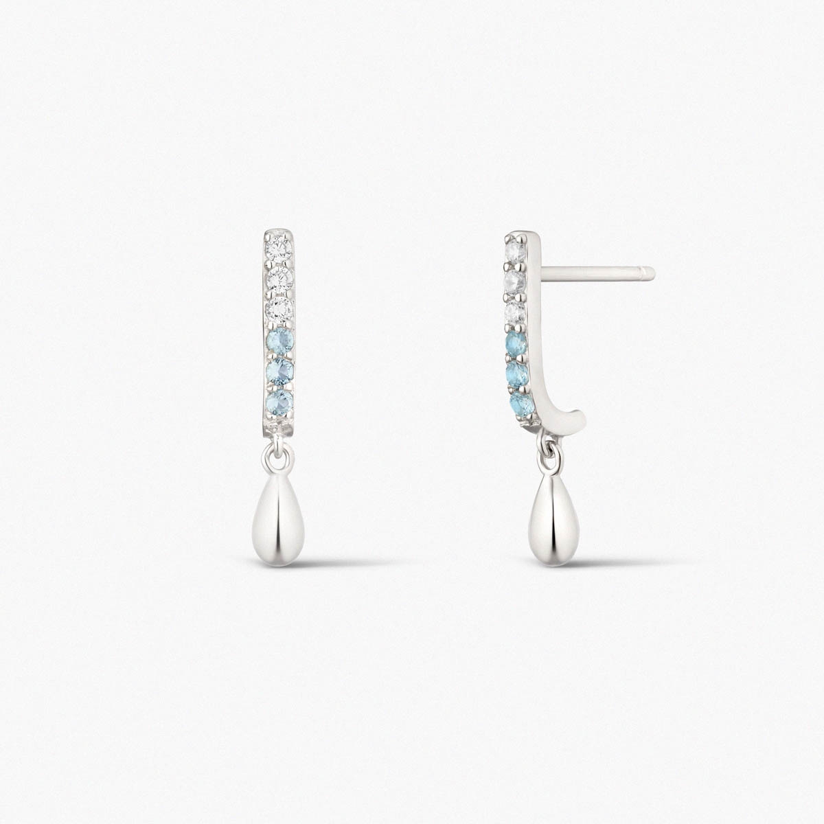 Kolczyki srebrne Balerina