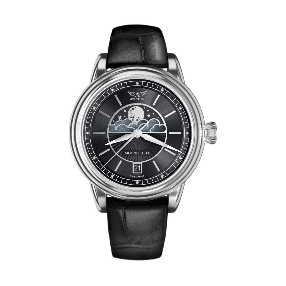 ZEGAREK AVIATOR DOUGLAS MOONFLIGHT