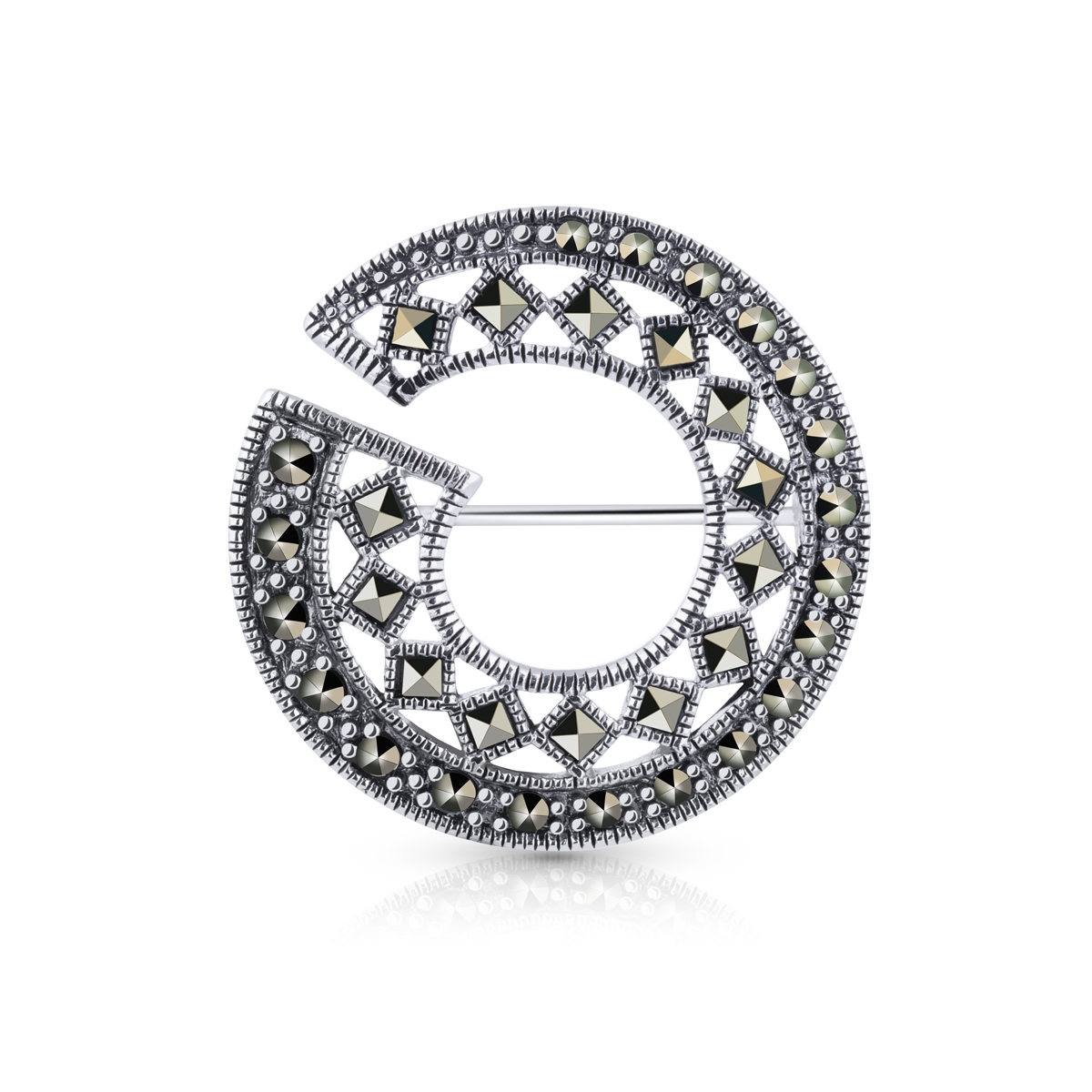 Broszka srebrna W.KRUK