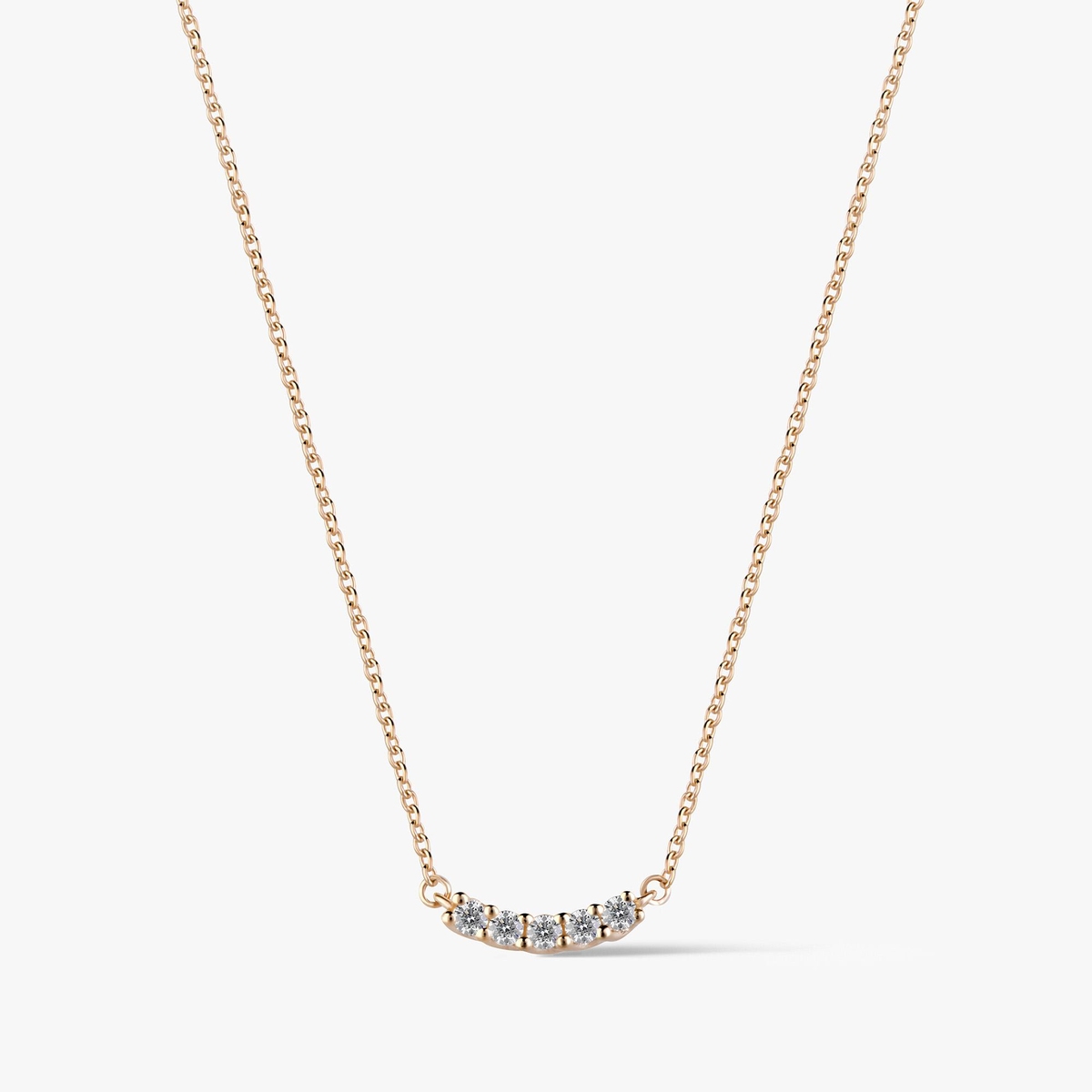 Naszyjnik złoty z brylantami