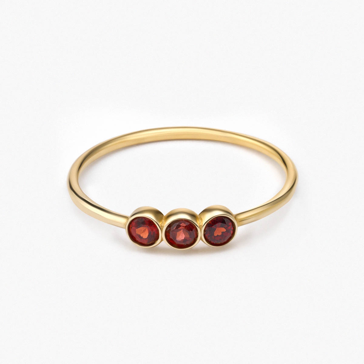 Pierścionek złoty Czułość