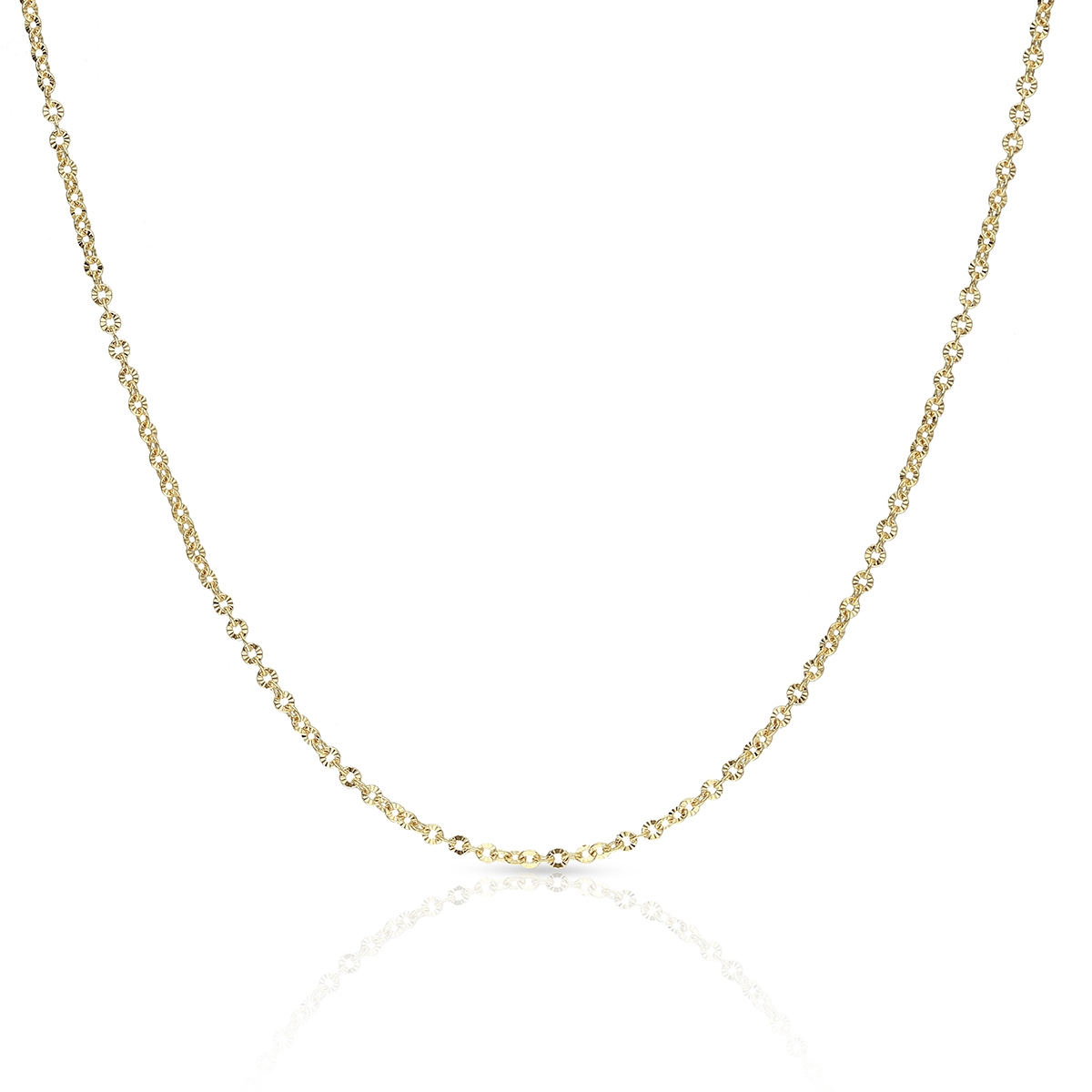 Łańcuszek złoty fantazyjny