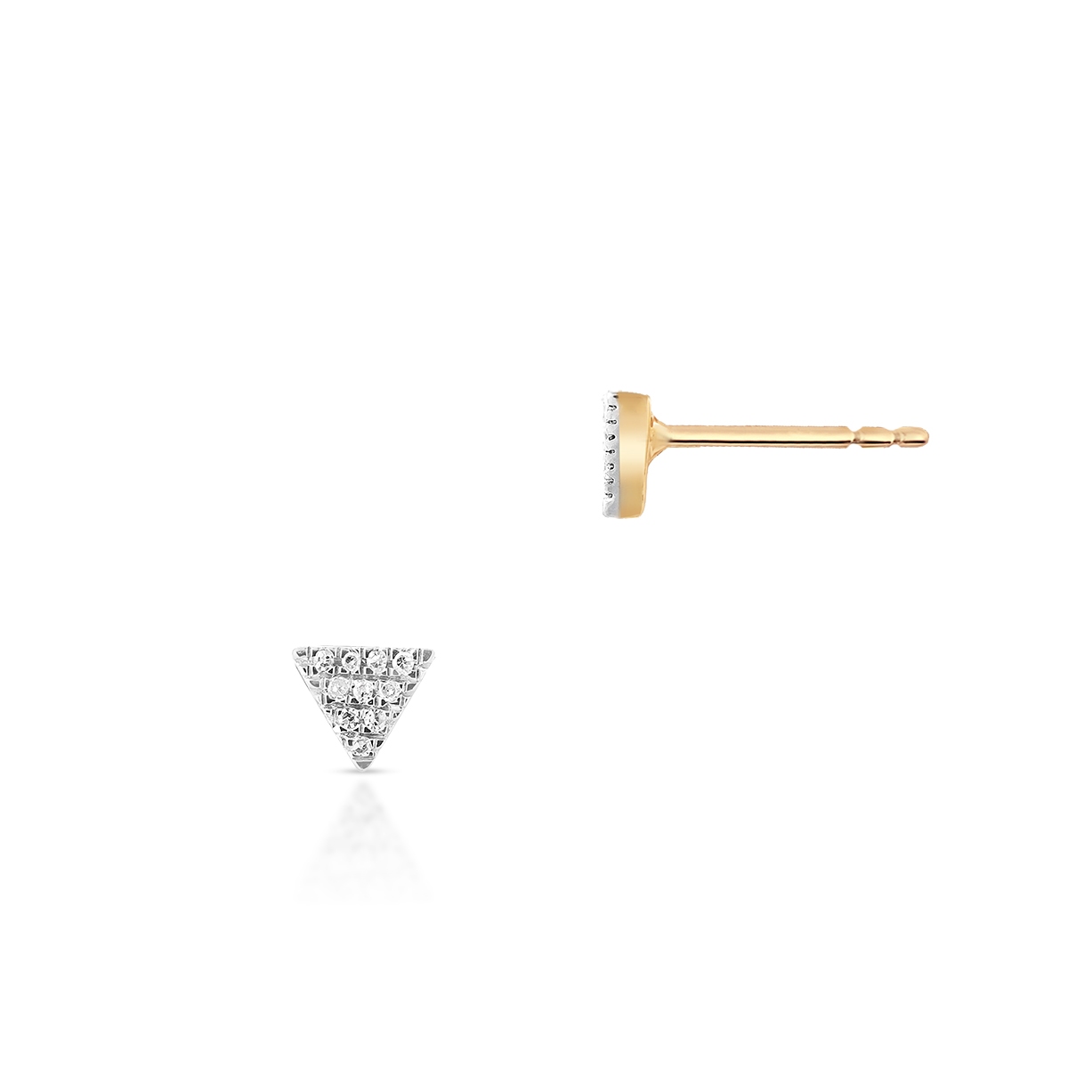 Kolczyki złote z diamentami