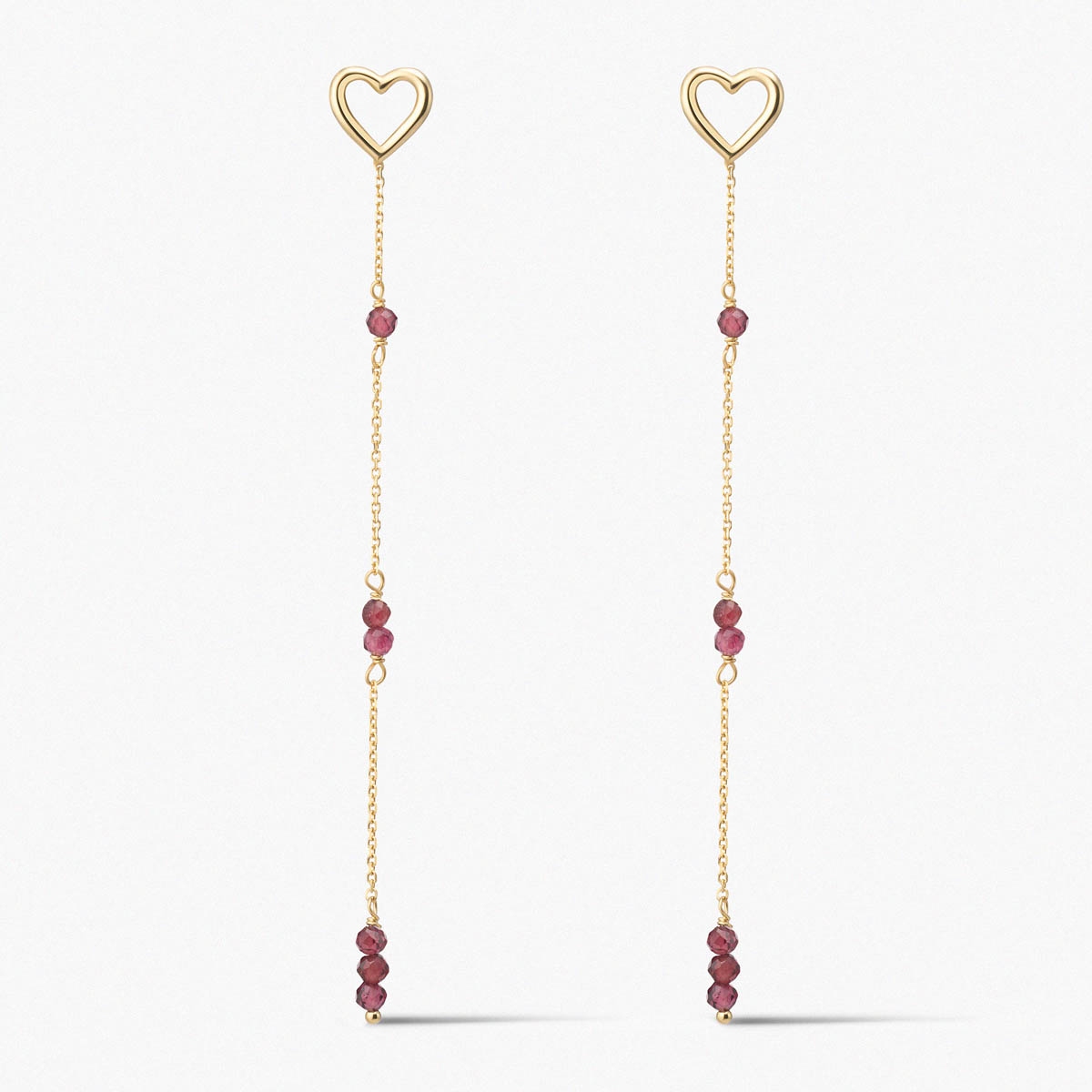 Kolczyki złote Czułość