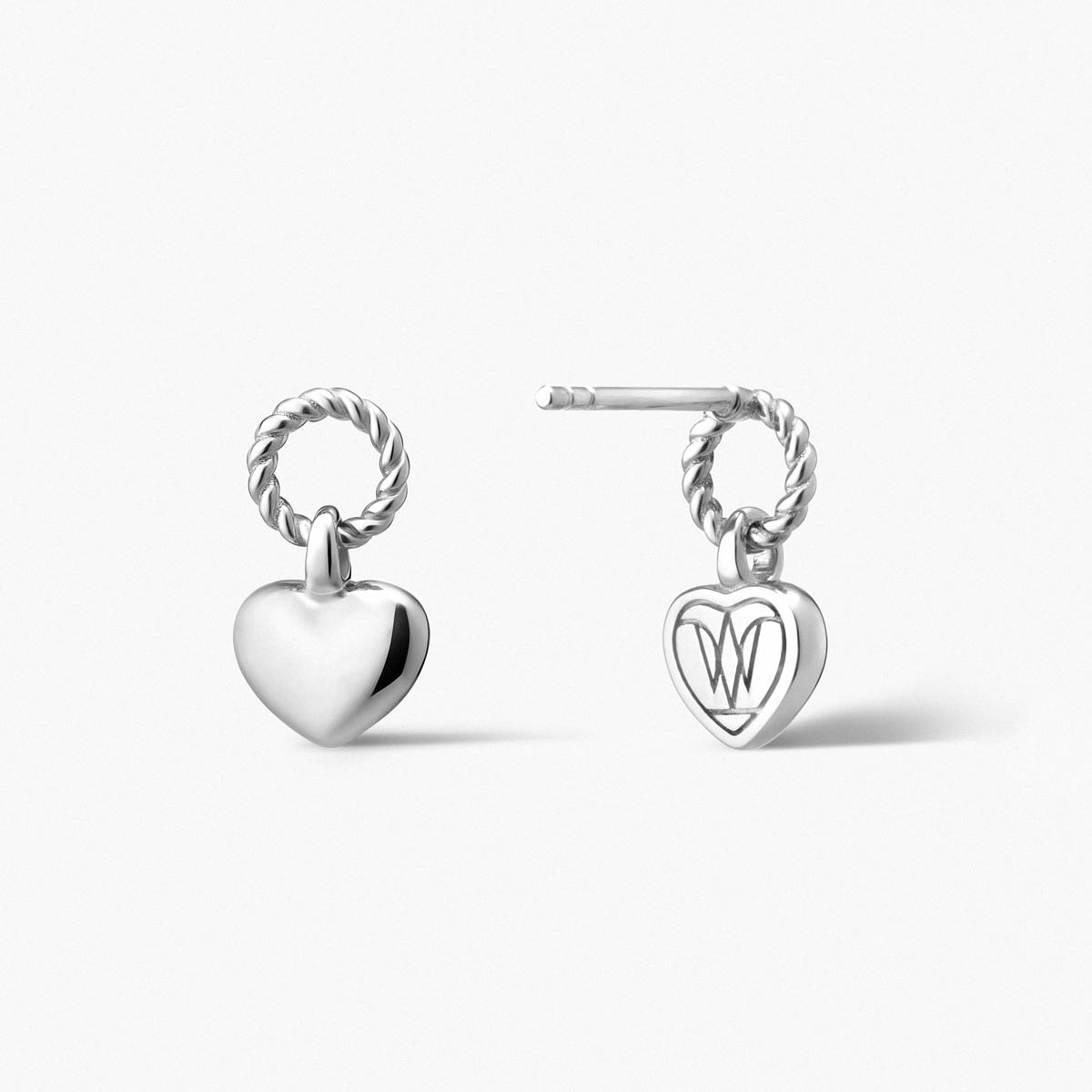 Kolczyki srebrne Czułość