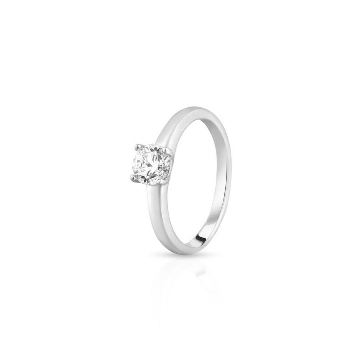 Pierścionek zaręczynowy złoty Szczęśliwy