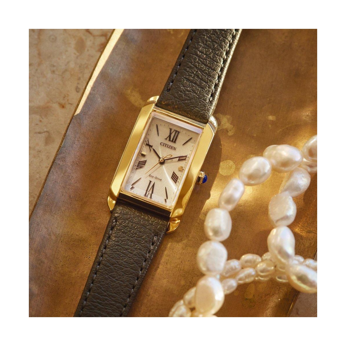 ZEGAREK CITIZEN L-RECTANGULAR