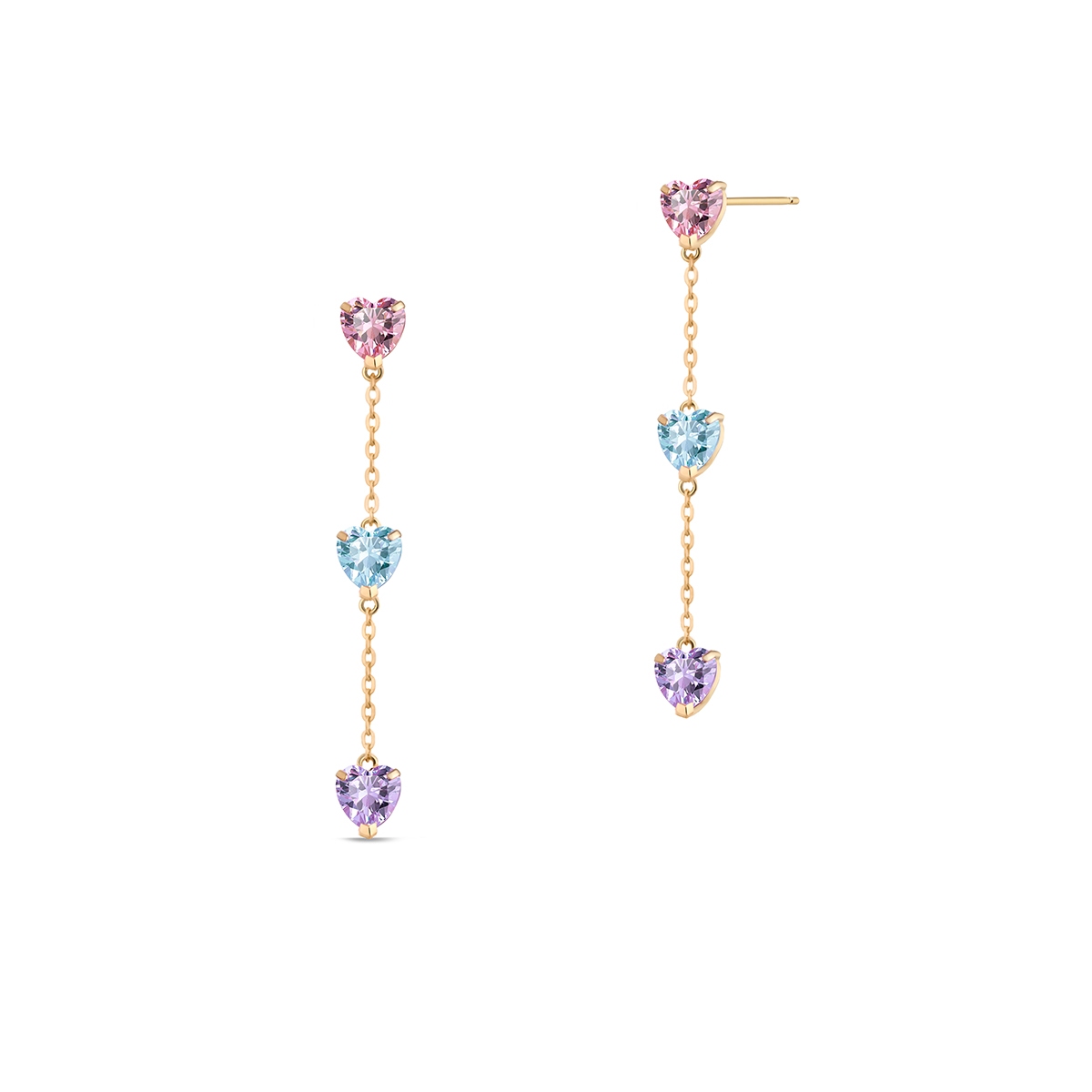 Kolczyki złote Lollipop