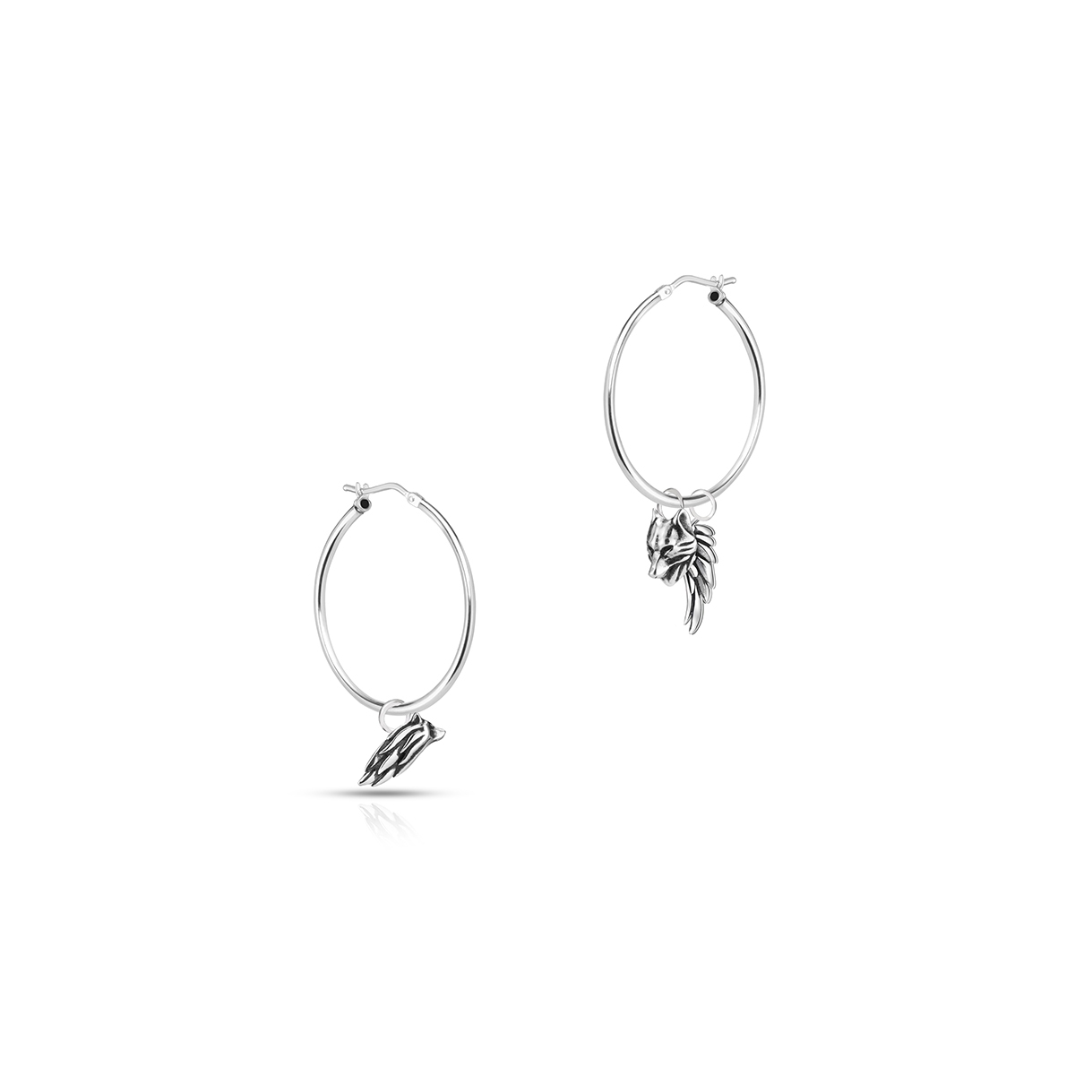 Kolczyki srebrne Freedom