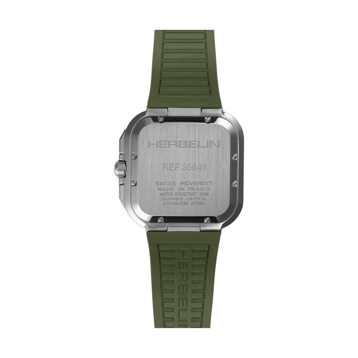 ZEGAREK HERBELIN CAP CAMARAT SQUARE CHRONOGRAPH