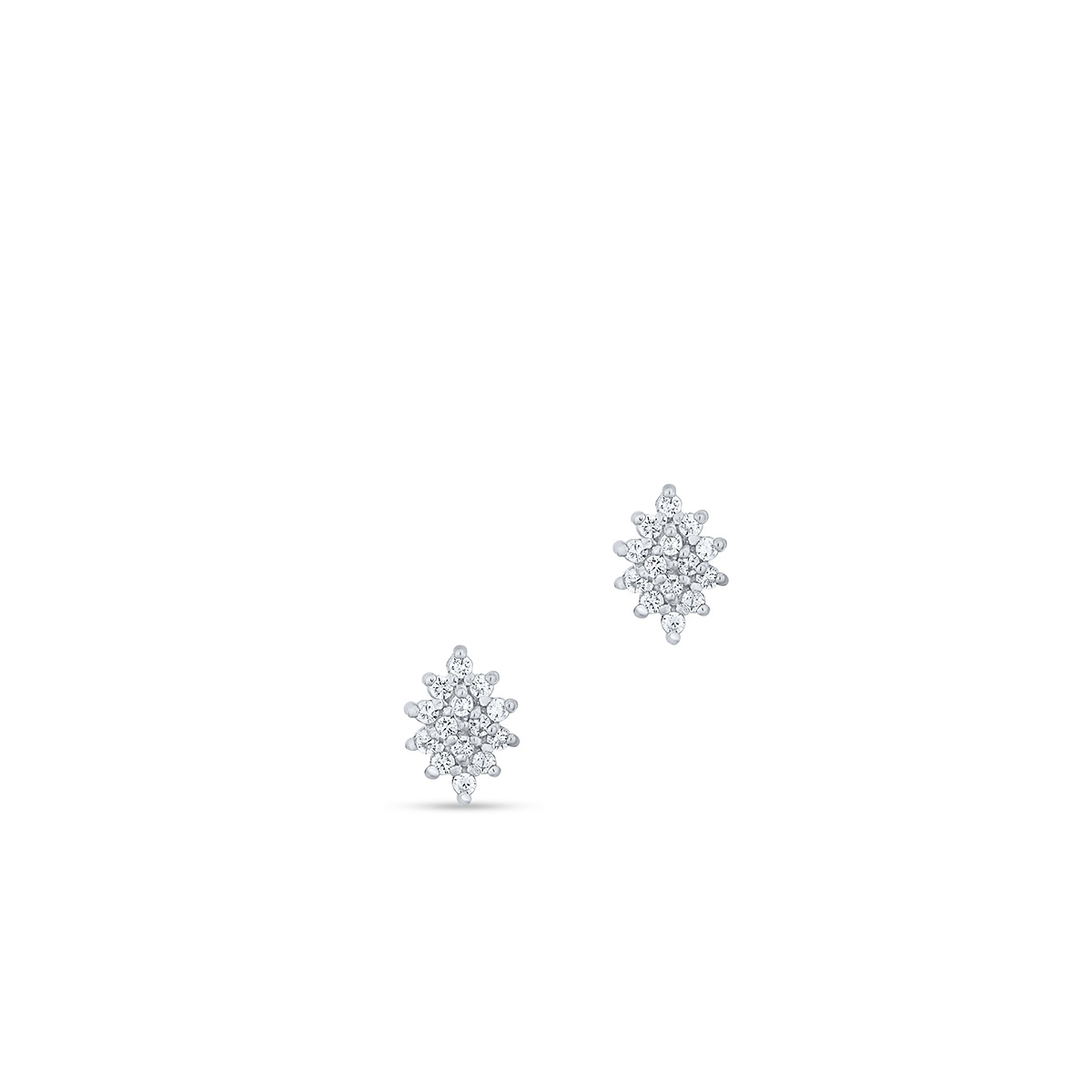 Kolczyki srebrne z cyrkoniami