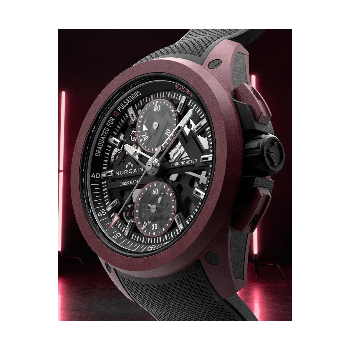 ZEGAREK NORQAIN WILD ONE SKELETON CHRONO LIMITED EDITION