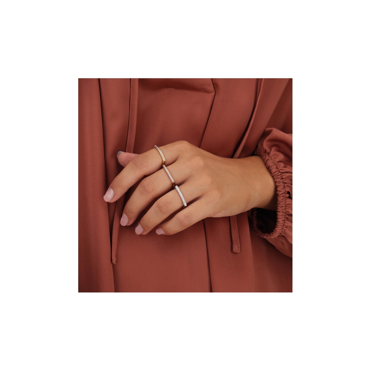 Pierścionek złoty NANIS