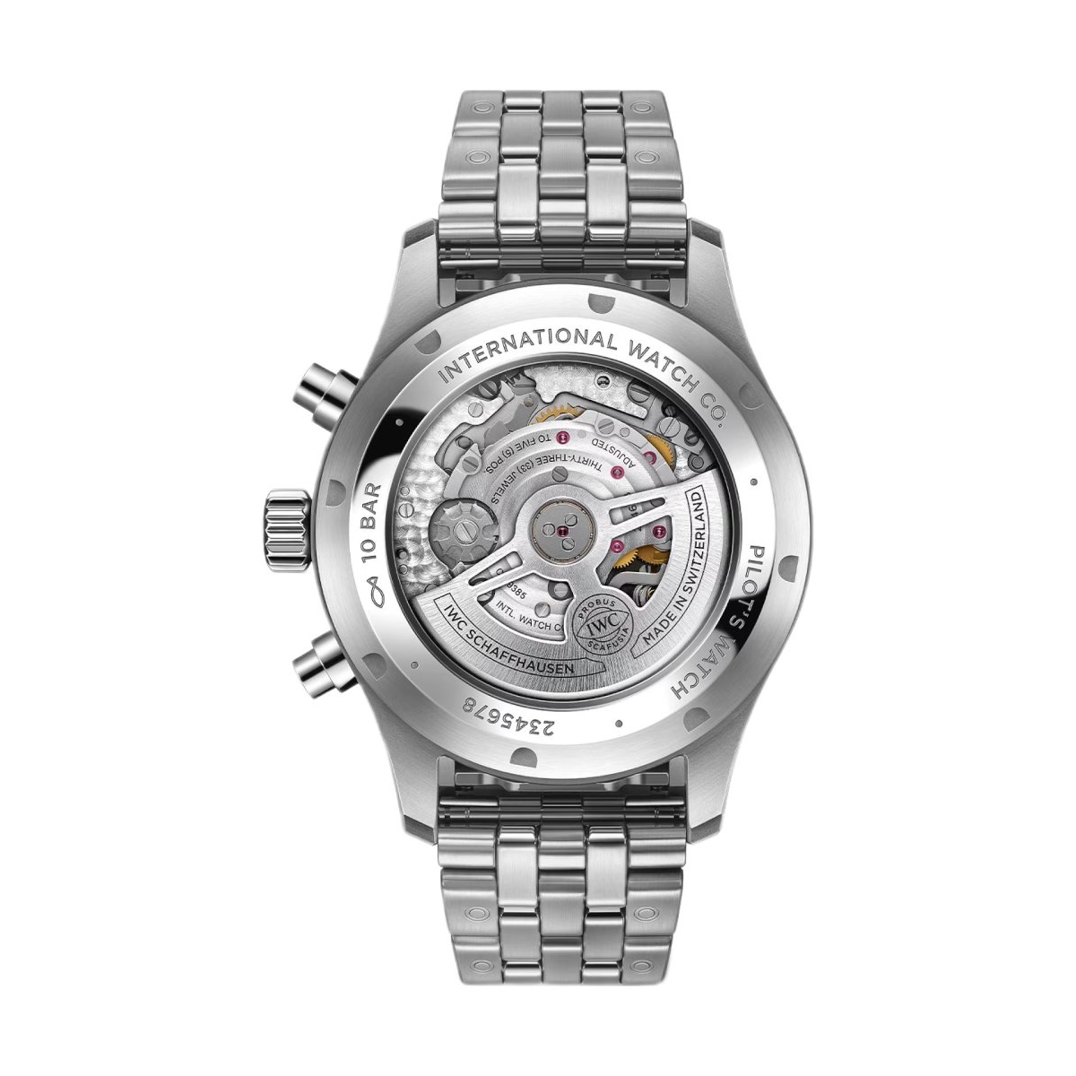 ZEGAREK IWC SCHAFFHAUSEN PILOT'S AUTOMATIC CHRONOGRAPH