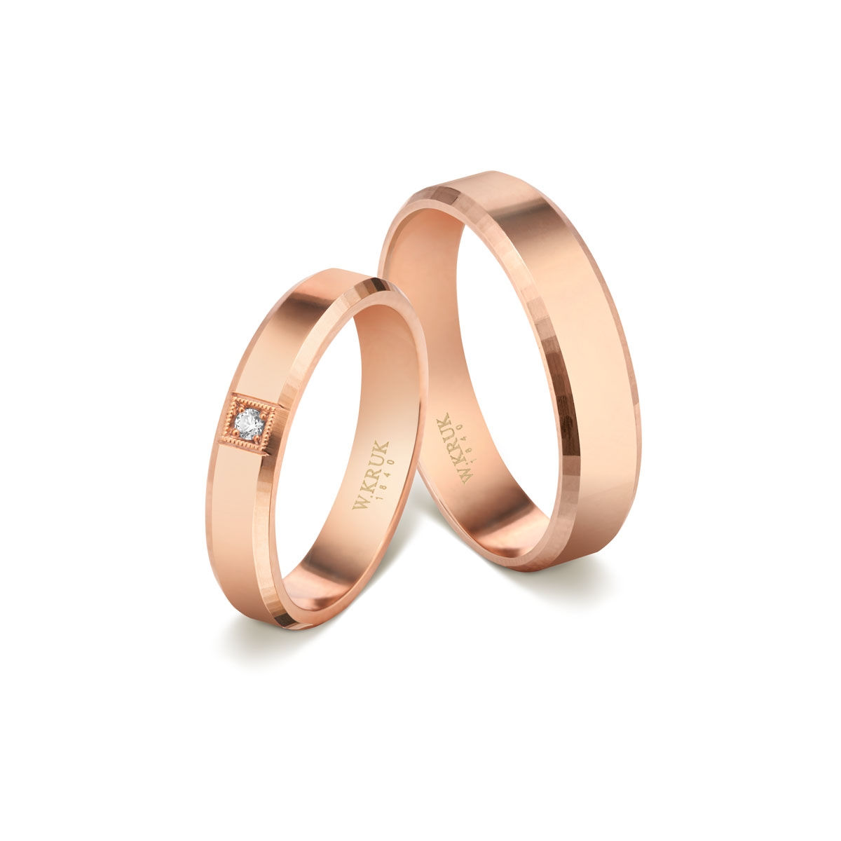 Obrączka złota BORMIO damska